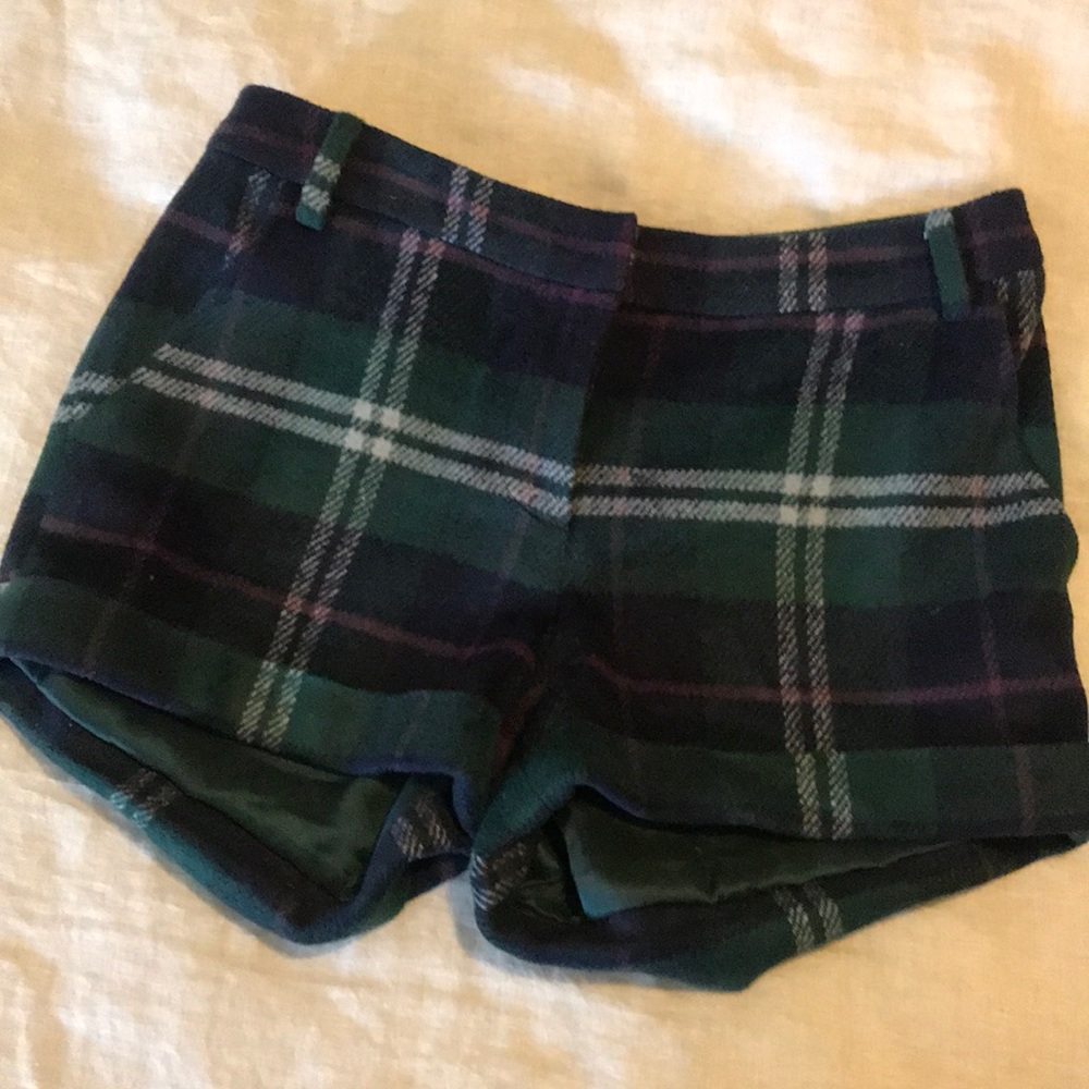 Plaid shorts
